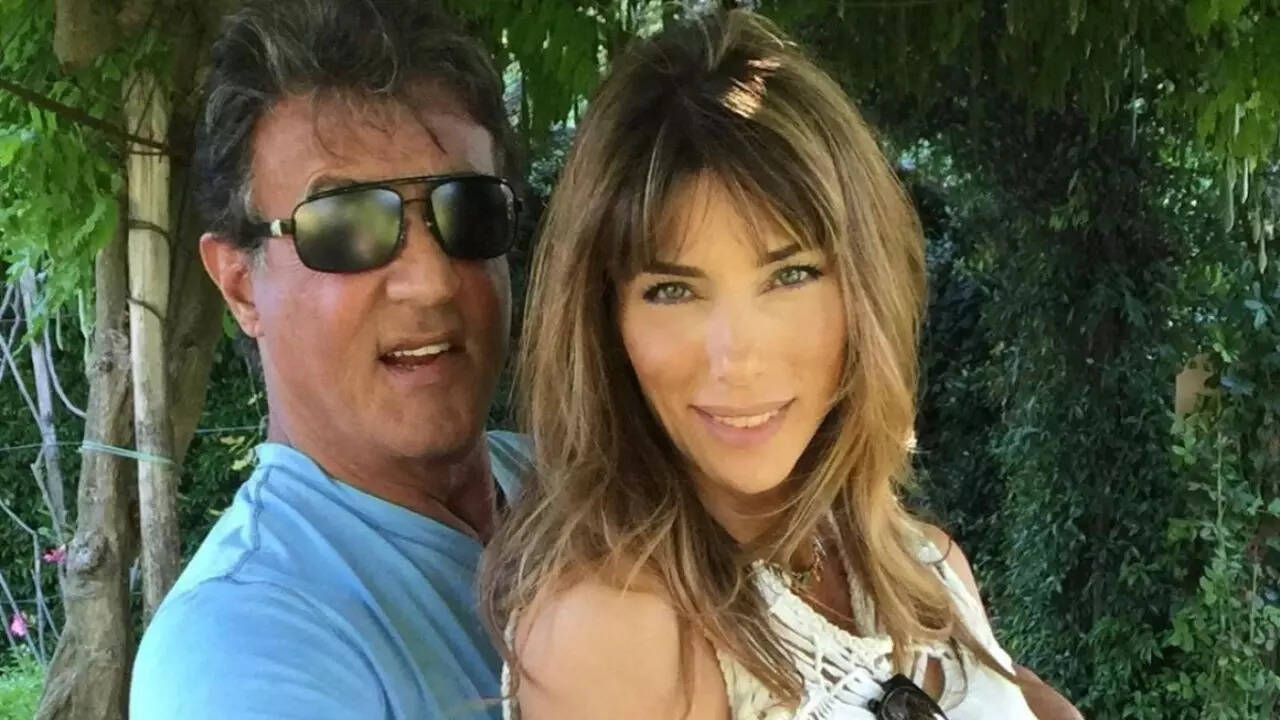 Sylvester Stallone and Jennifer Flavin 