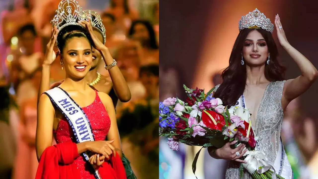 Miss Universe 2000 Lara Dutta and Miss Universe 2021 Harnaaz Sandhu