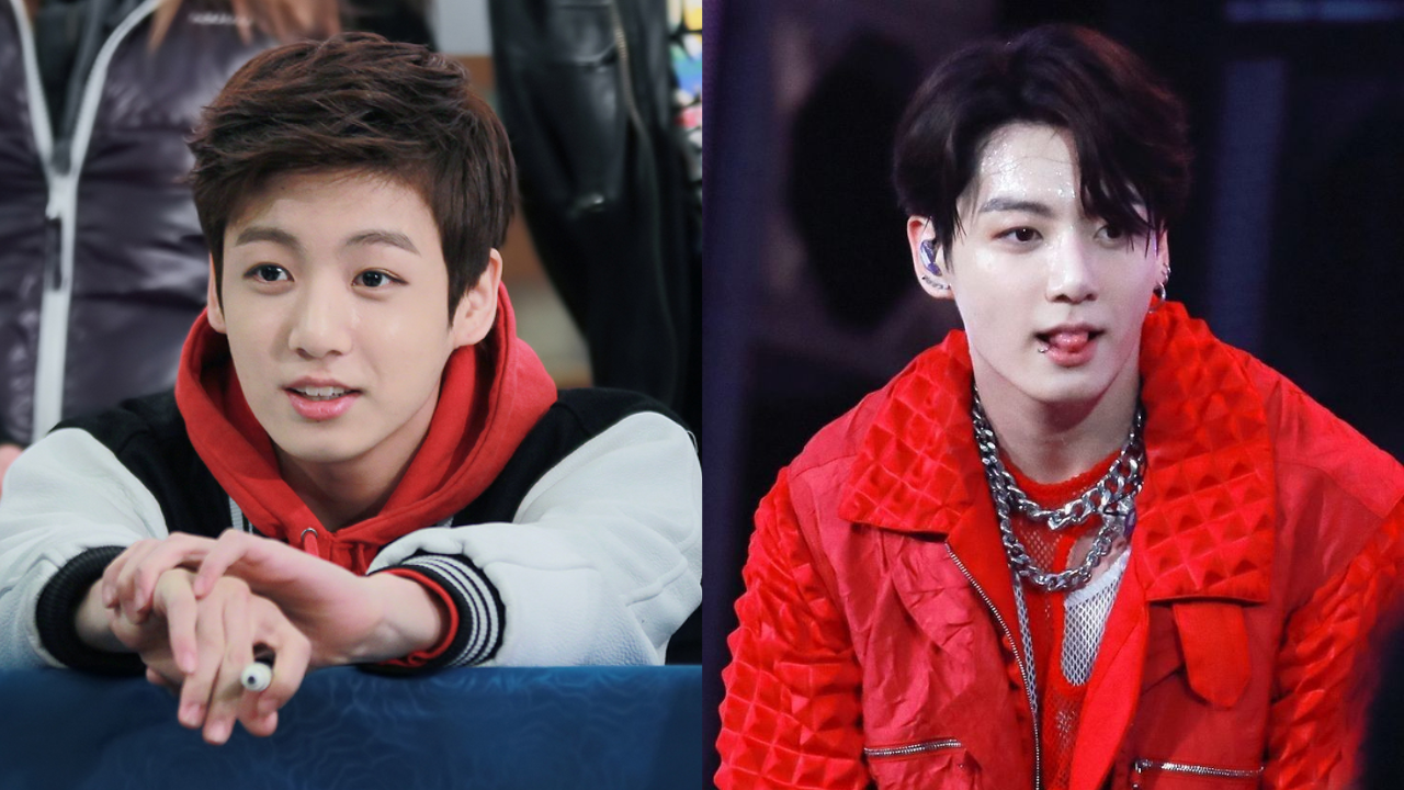 Jungkook's Transformation over the years