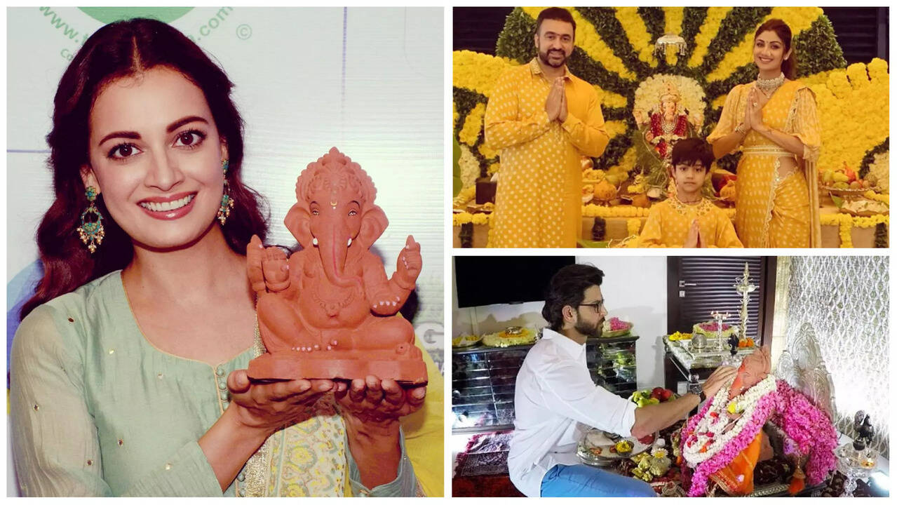 Bollywood actors eco-friendly Ganesh chaturthi