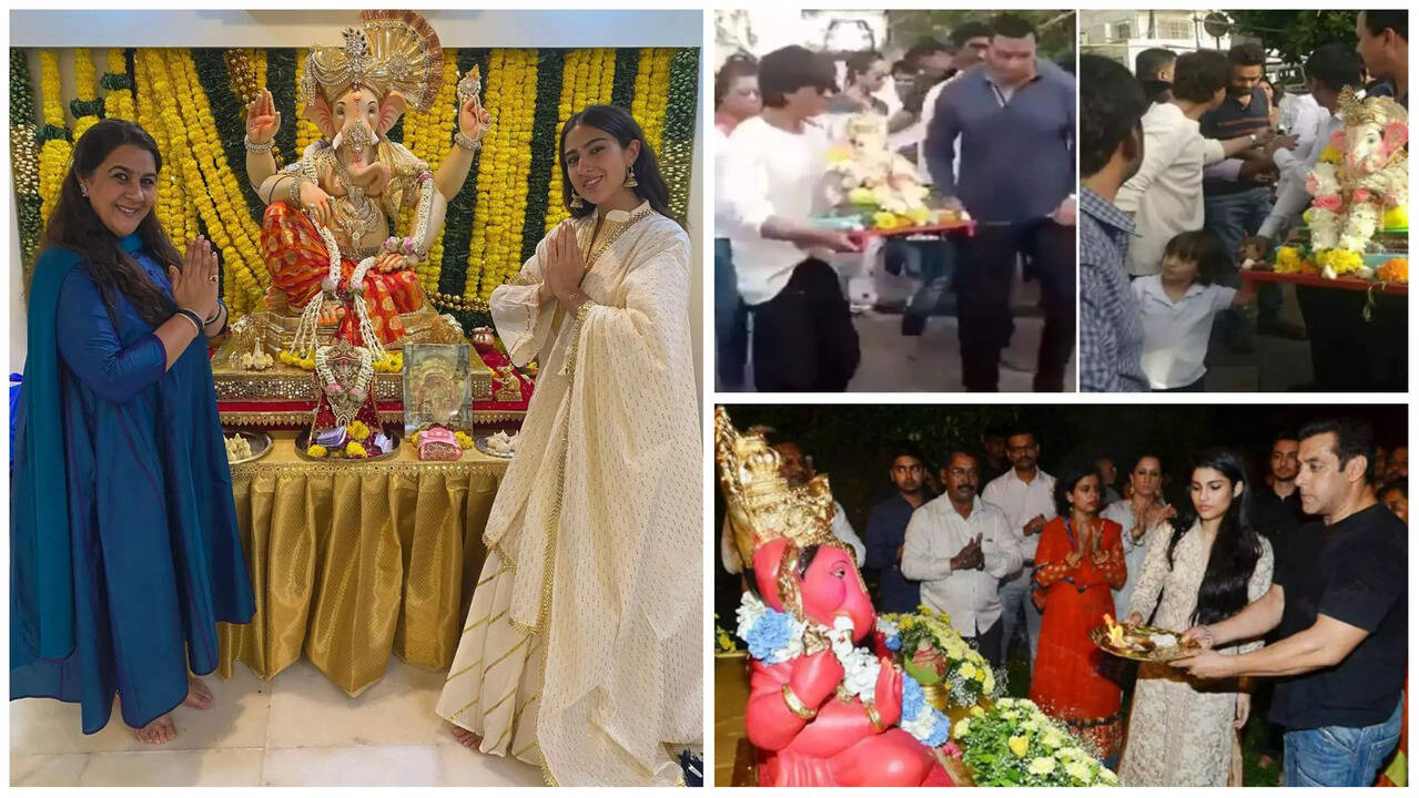 Bollywood Non-Hindu actors Ganesh chaturthi celebration