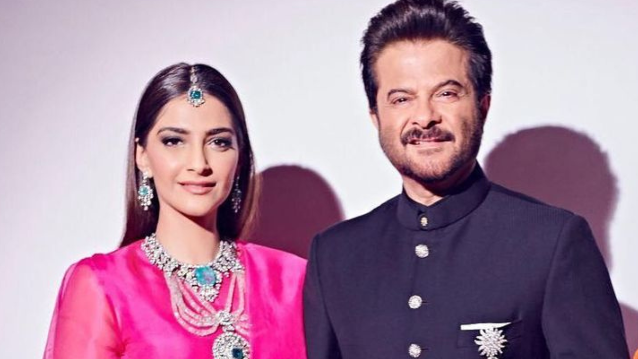 Sonam Kapoor and Anil Kapoor