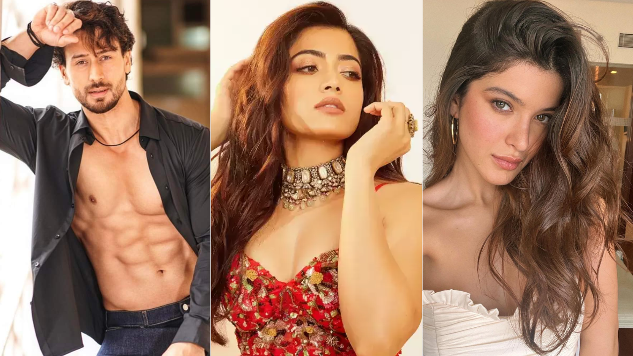 Tiger Shroff, Rashmika Mandanna, Shanaya Kapoor