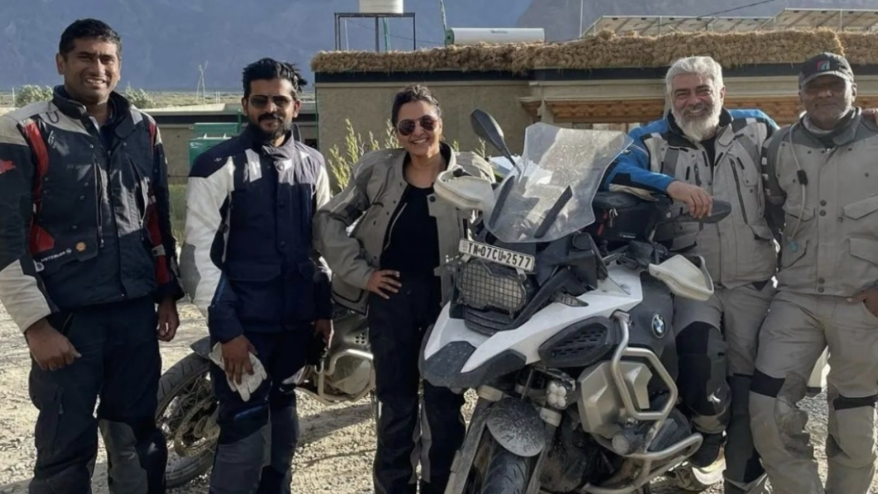 Ajith Kumar, Manju Warrier, and her manager Bineesh Chandran went on a Himalayan bike tour