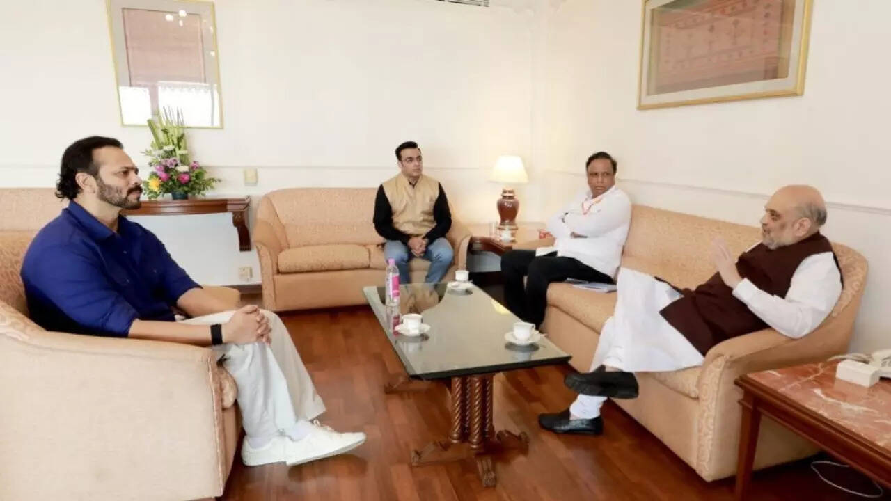 Rohit Shetty meets Union Home Minister Amit Shah