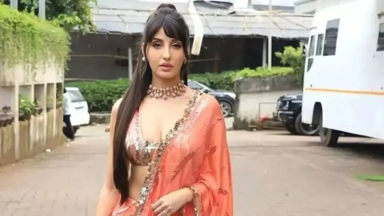 Check out Nora Fatehi's saree look