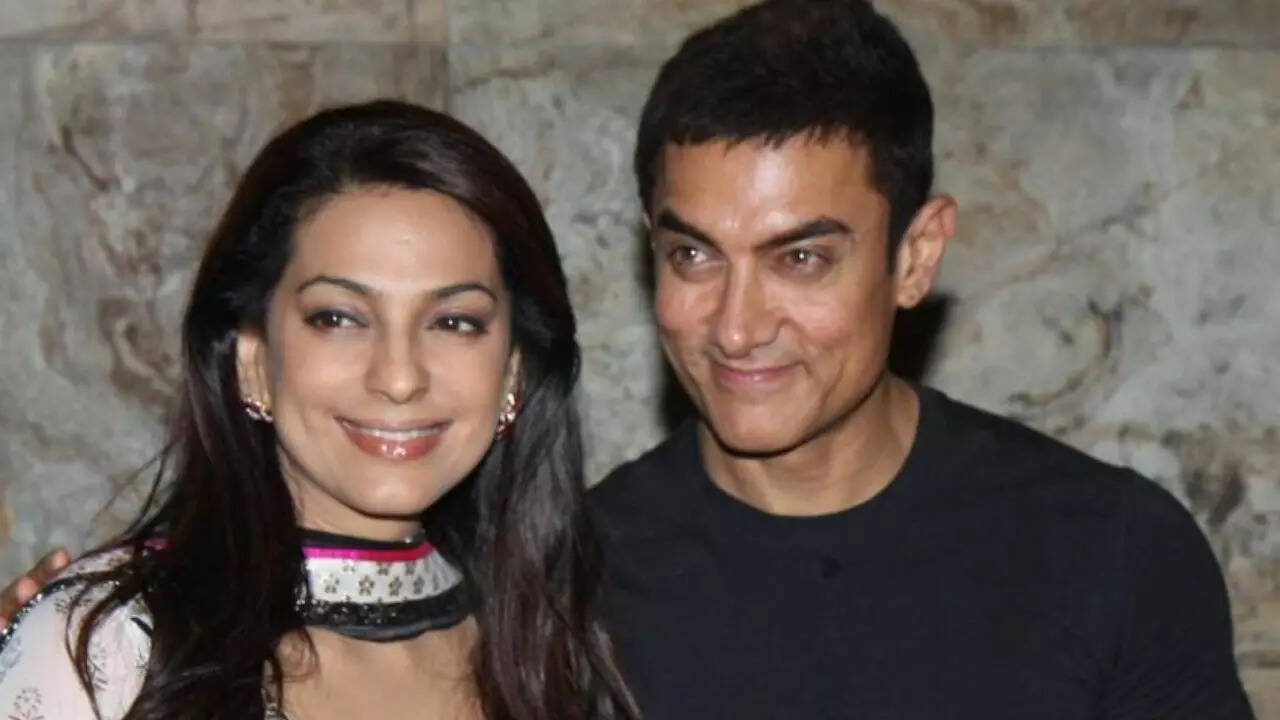 Aamir Khan and Juhi Chawla