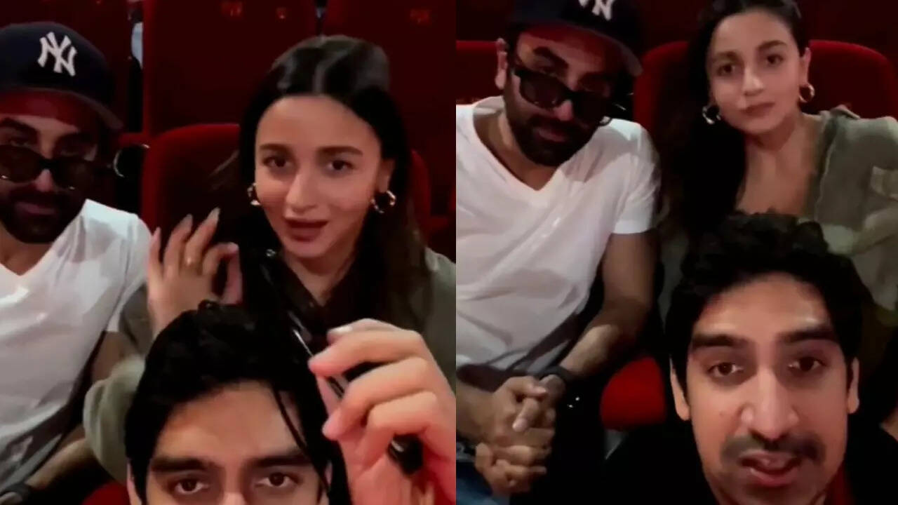 Alia Bhatt goes 'it is unreal' as she watches Brahmastra with husband Ranbir Kapoor for the first time- WATCH VIDEO