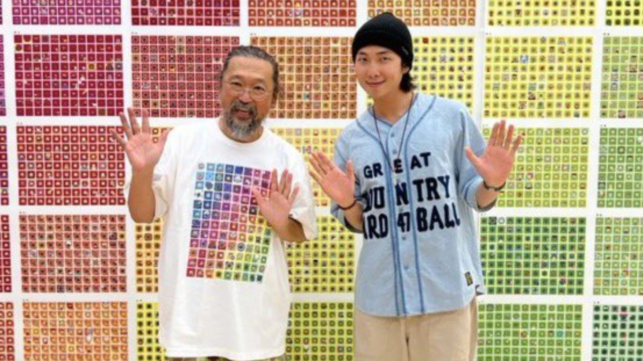 BTS' RM with Takashi Murakami