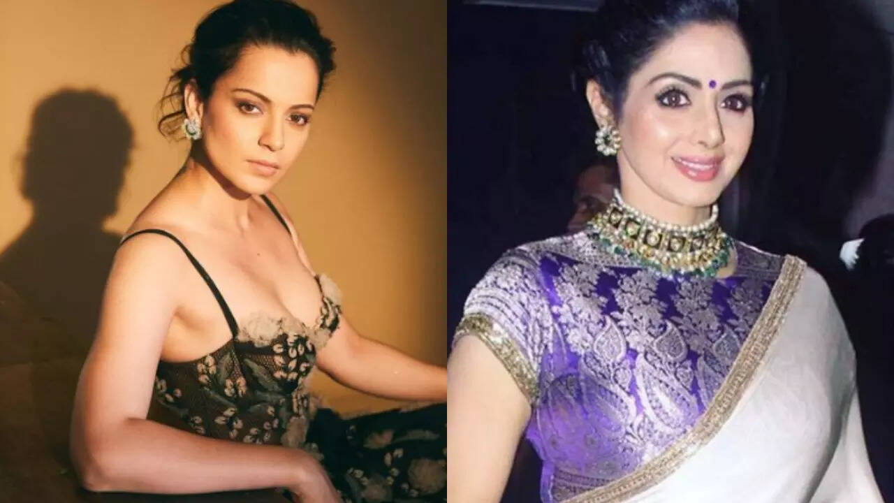 Kangana Ranaut claims to be late actress Sridevi's biggest fan. Pic Credit: Instagram