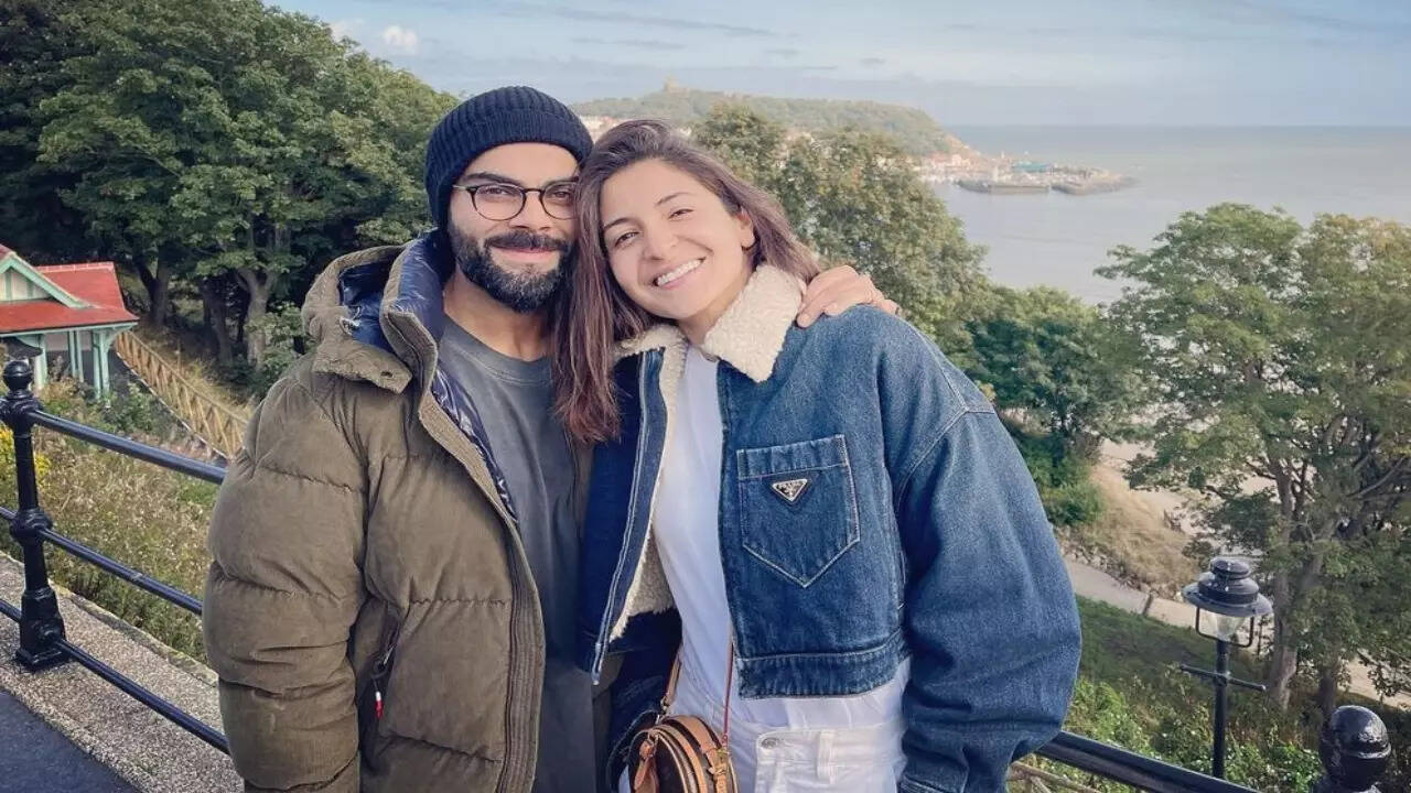 Anushka Sharma happily poses with Virat Kohli in throwback pic; check out her 'Missing hubby too much post'