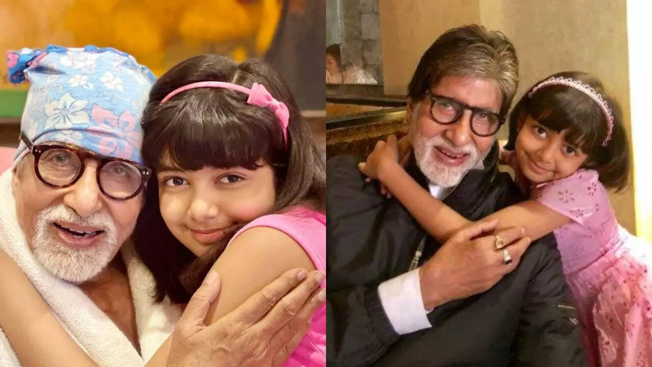 Amitabh Bachchan and Aaradhya Bachchan