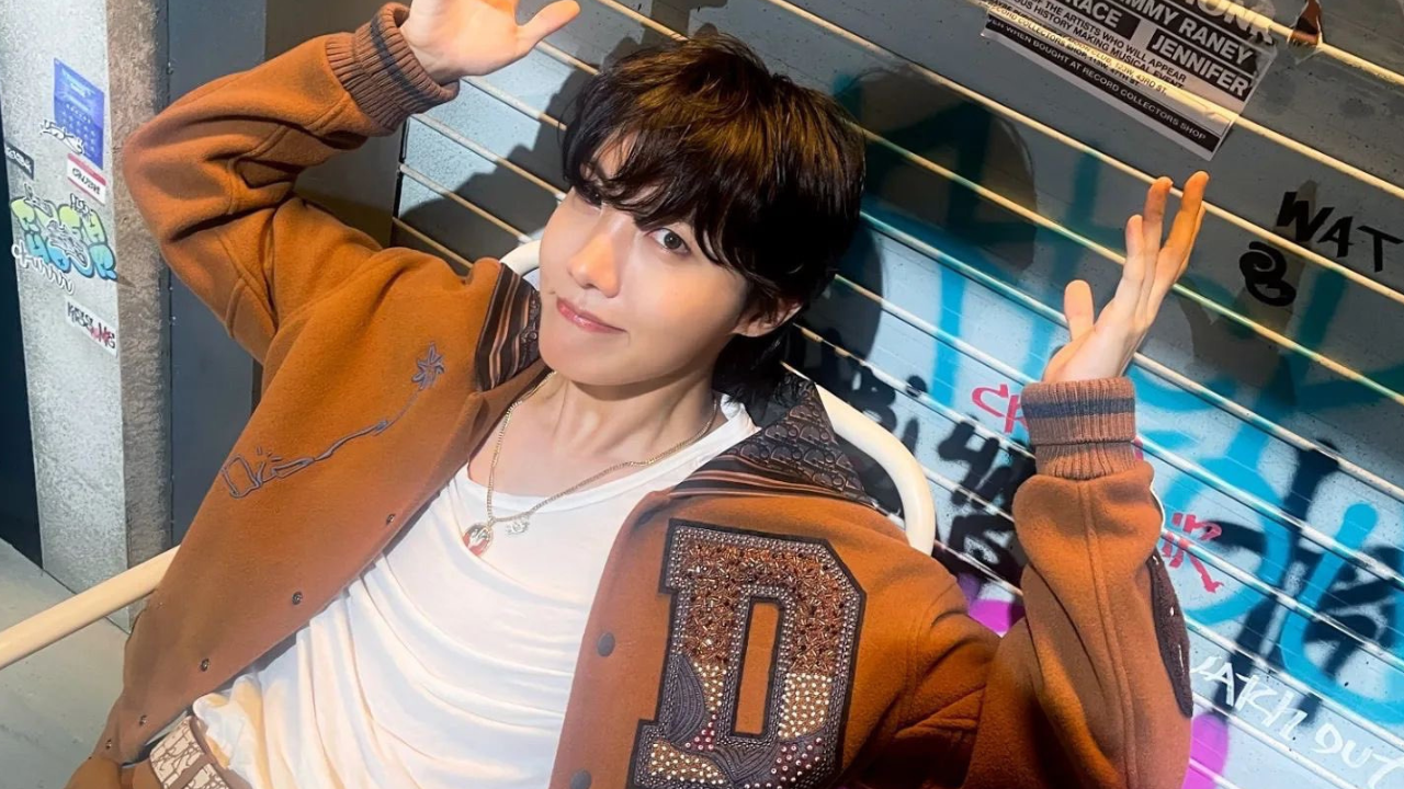 J-Hope flaunts his swanky jacket