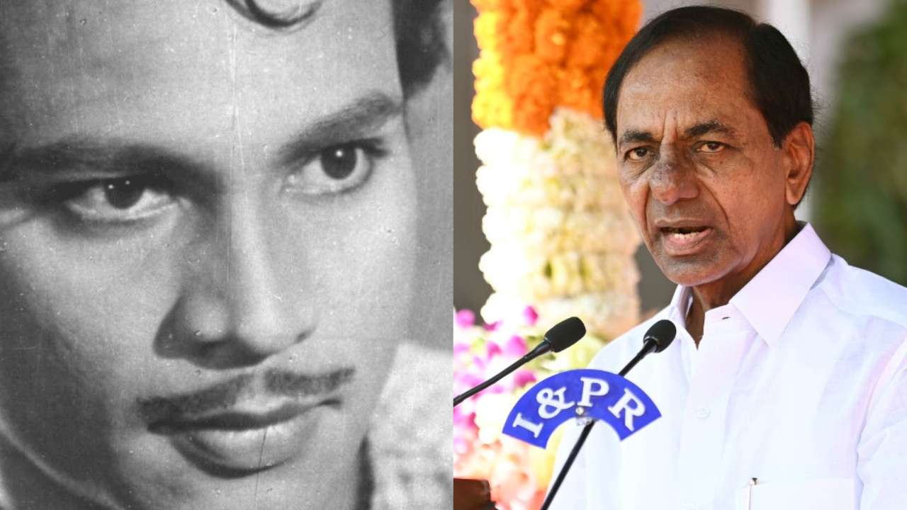 KCR pays tributes to Dada Sahab Phalke awardee Paidi Jai Raj