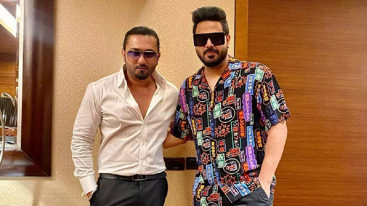 Honey Singh with singer Alfaaz