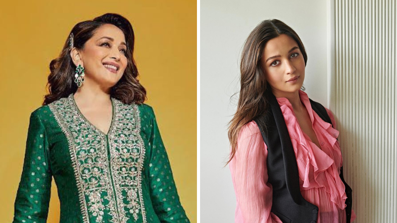 Madhuri Dixit and Alia Bhatt