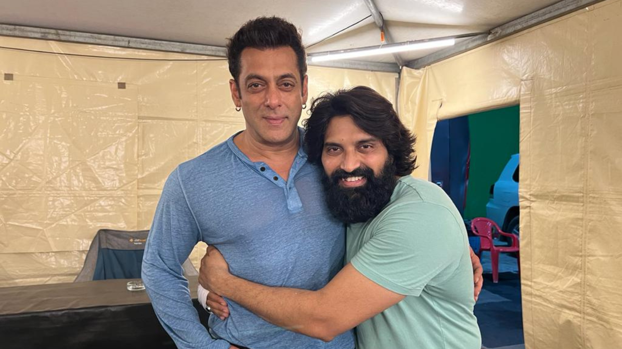 Kisi Ka Bhai Kisi Ki Jaan choregrapher Jani Master shares BTS pic with Salman Khan