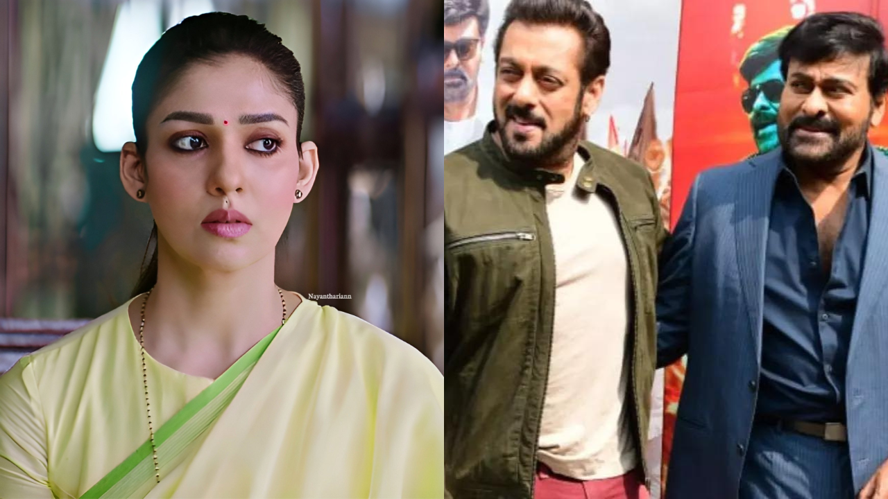 Nayanthara, Salman Khan, Chiranjeevi