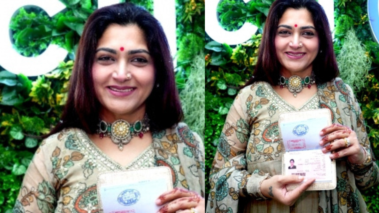 Actress, politician Khushbu Sundar gets Golden Visa for UAE