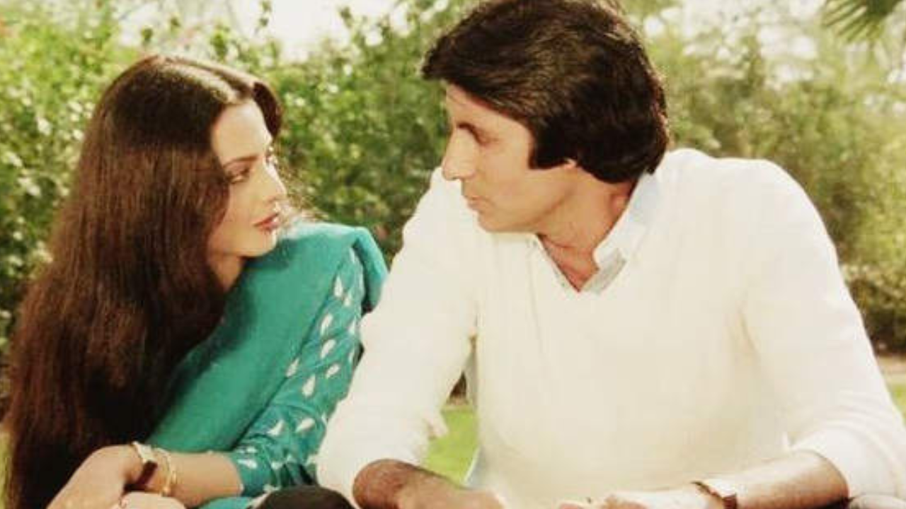 Amitabh Bachchan and Rekha