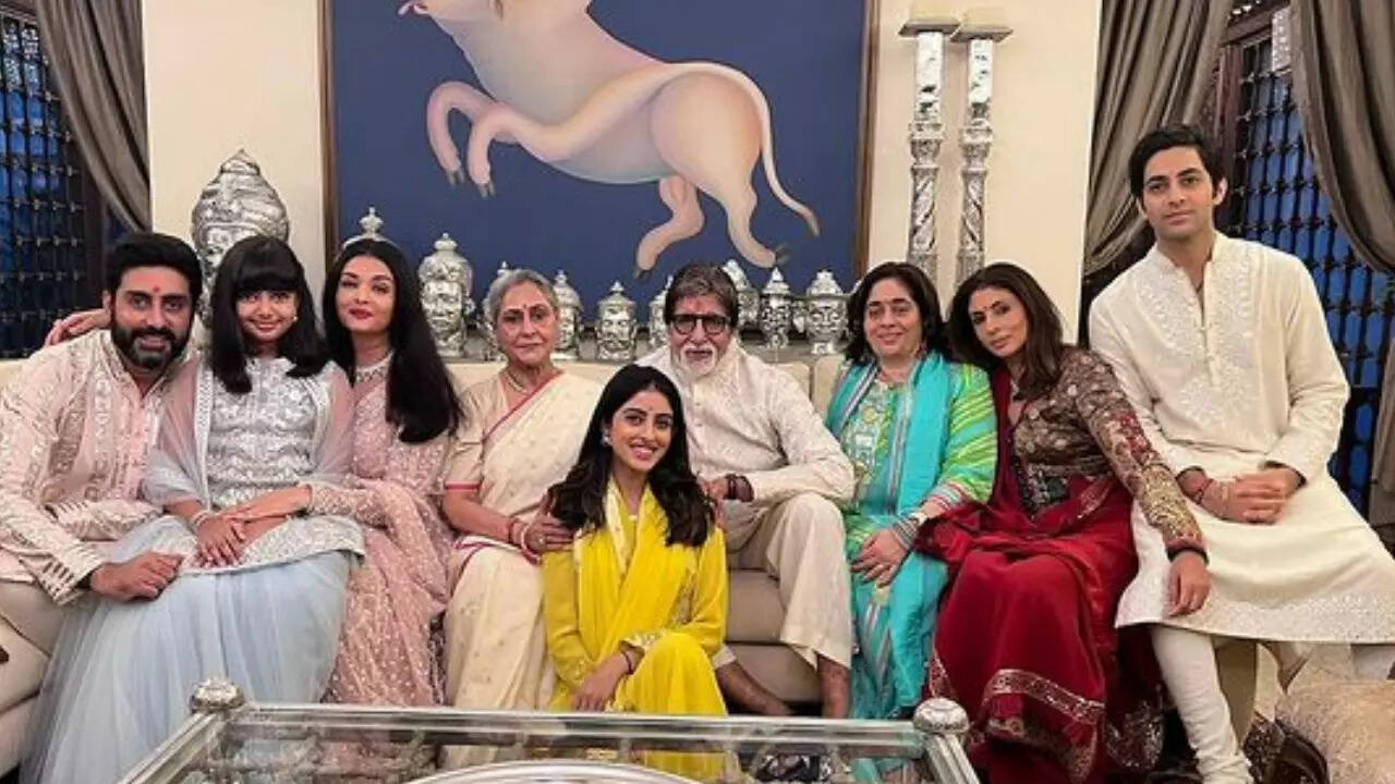 Big B with his family