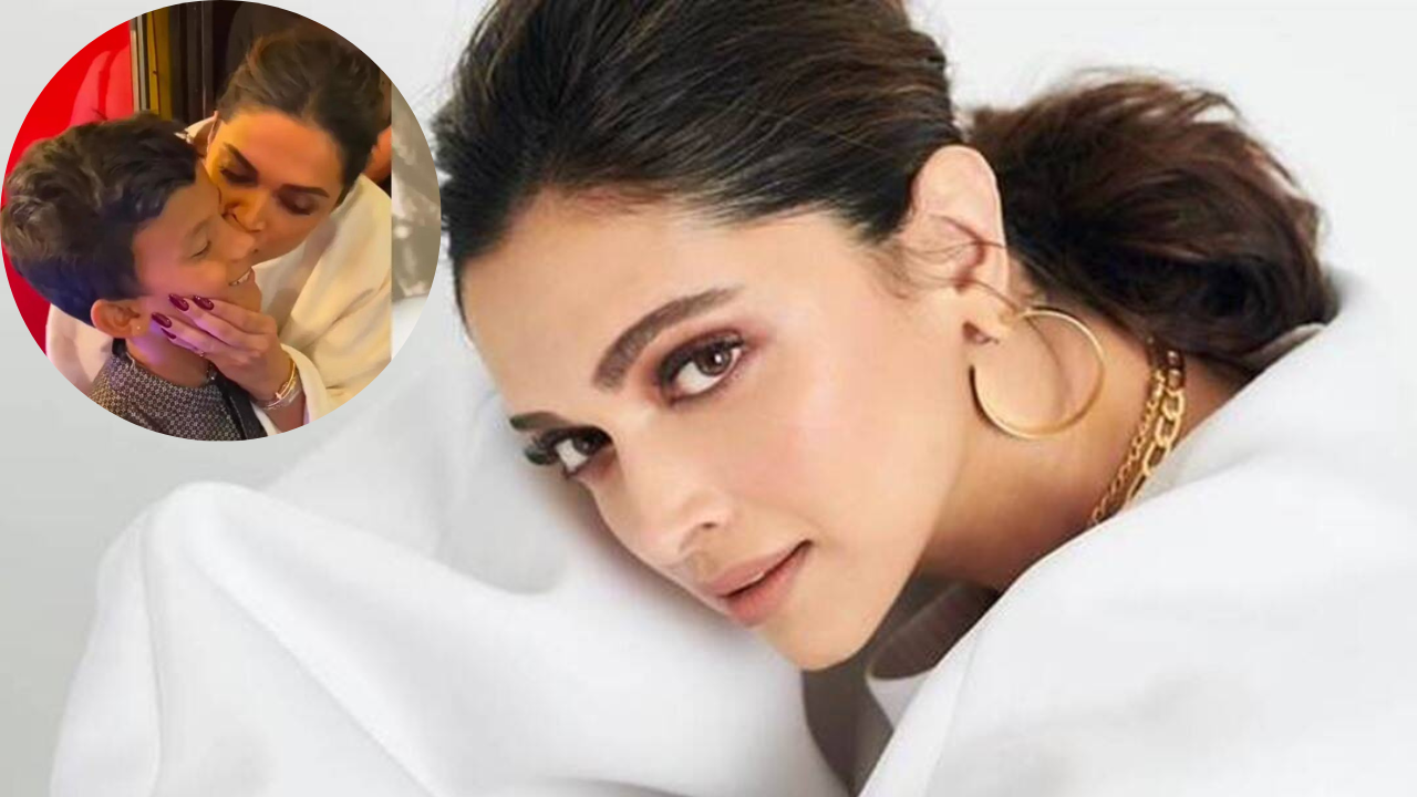 Deepika Padukone sweetly plants a kiss on Chhello Show child actor Bhavin Rabari's cheek at film's screening- Watch viral video