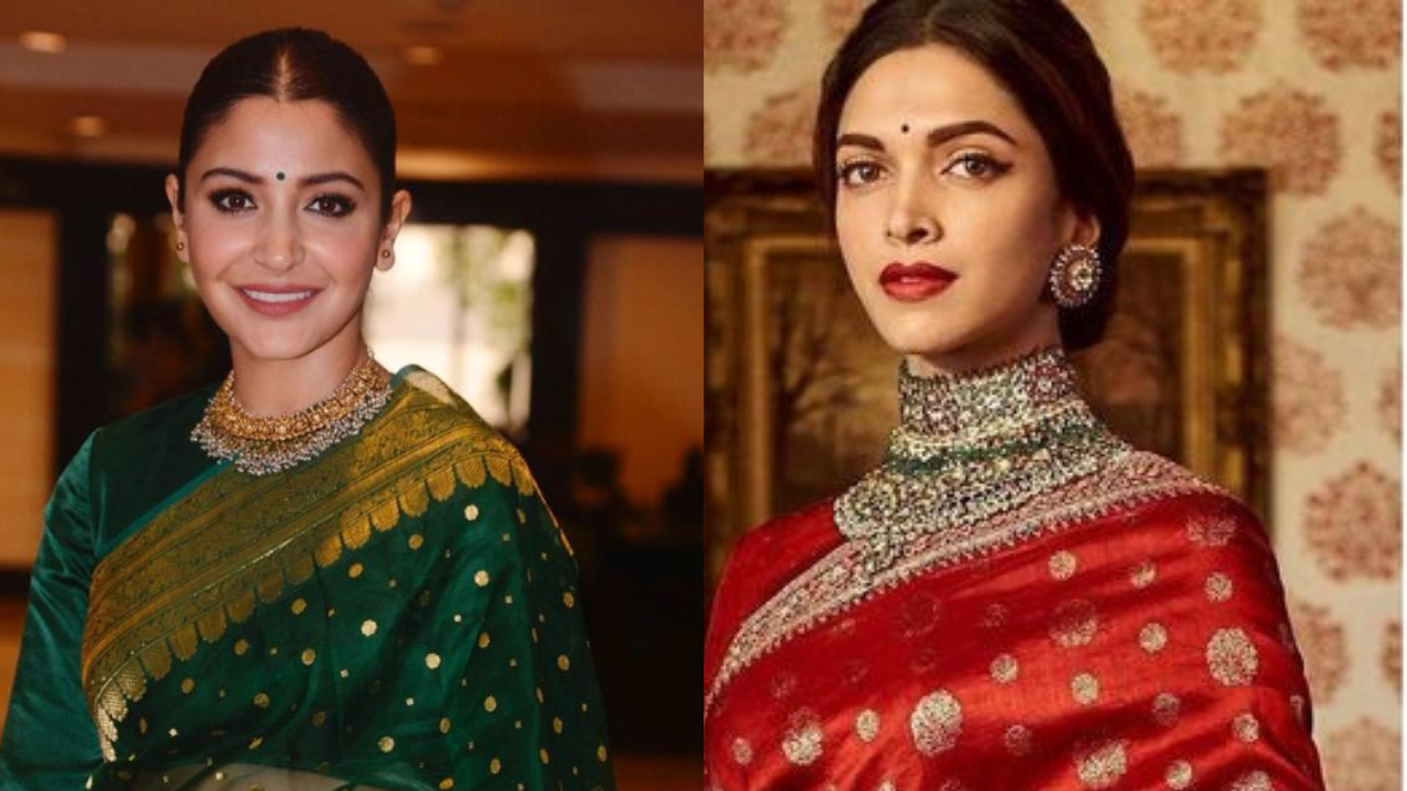 Deepika Padukone to Anushka Sharma Celeb inspired desi looks for Karwa Chauth 2023