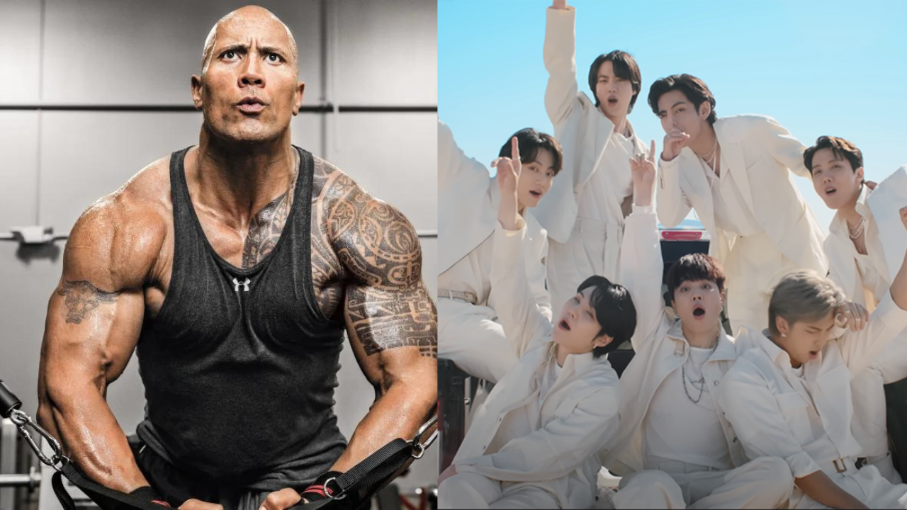 Dwayne Johnson reveals who will win between BTS and Black Adam