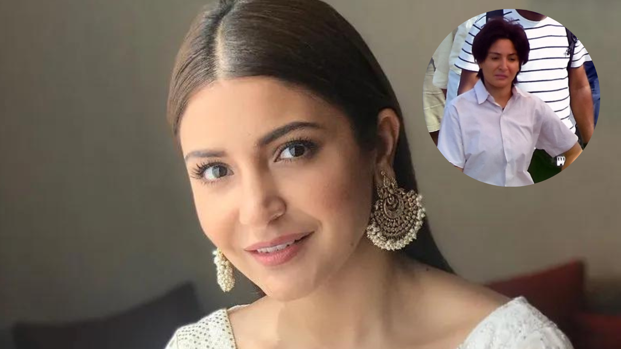 Anushka Sharma looks unrecognisable in school uniform, pixi cut as she shoots for Chakda Xpress 