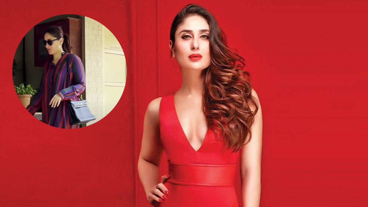 Kareena Kapoor's multi-hued striped co-ord set is a perfect pick for all the working moms - WATCH