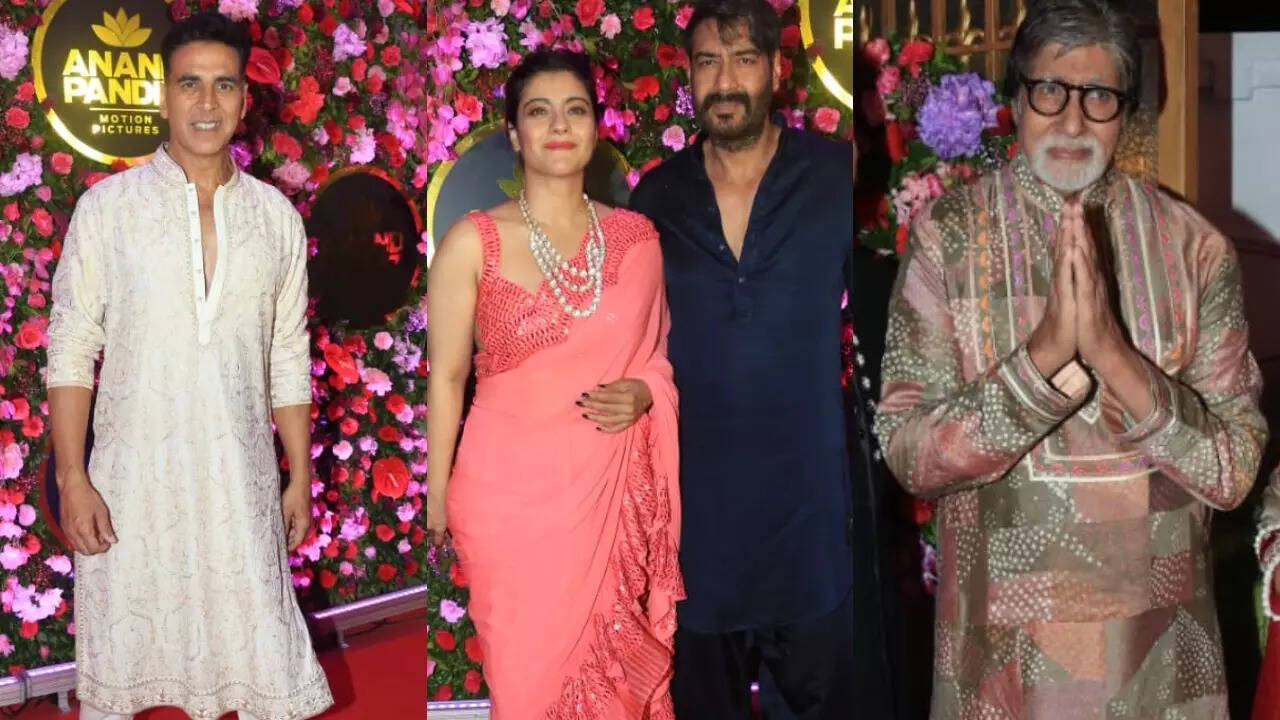 Akshay Kumar, Kajol-Ajay Devgn, Amitabh Bachchan and other b-town stars attend Anand Pandit's Diwali bash - PICS