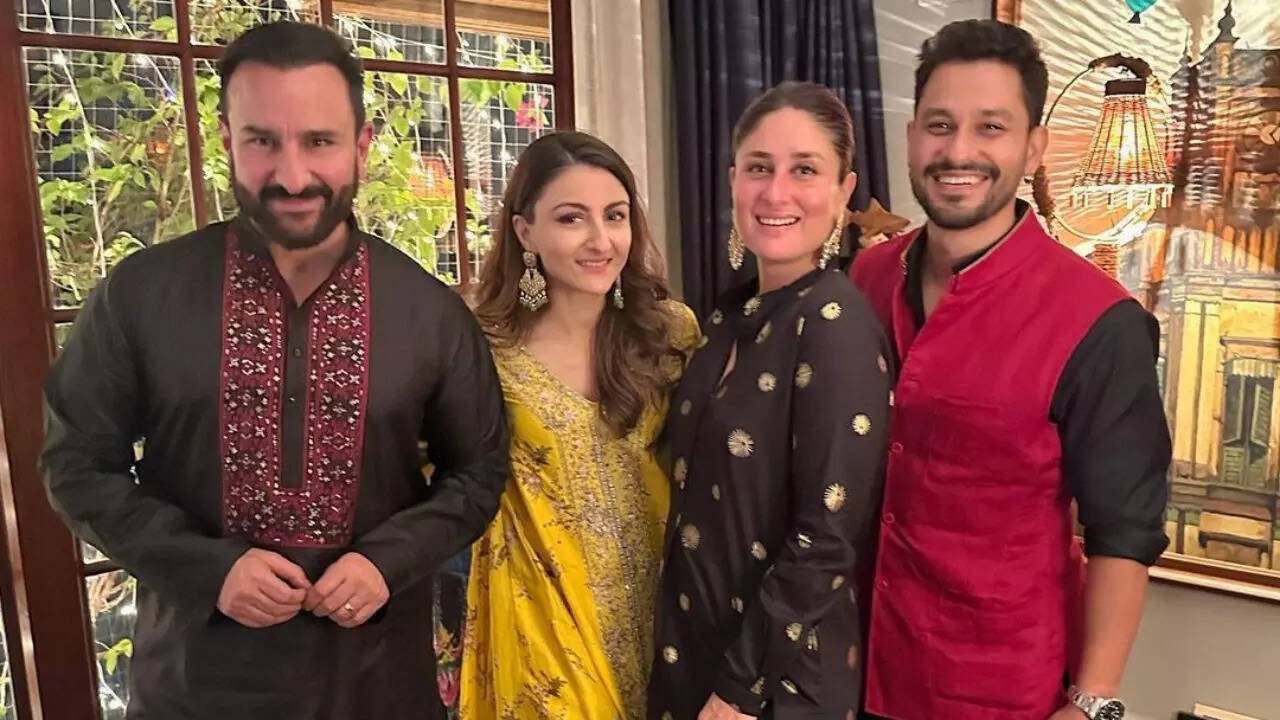 Saif Ali Khan and Kareena Kapoor Diwali party