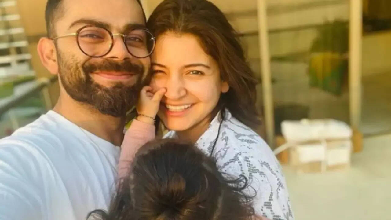 Anushka Sharma, Virat Kohli's daughter Vamika is celebrating 'Diwali and Holi on the same day' - see funny photo