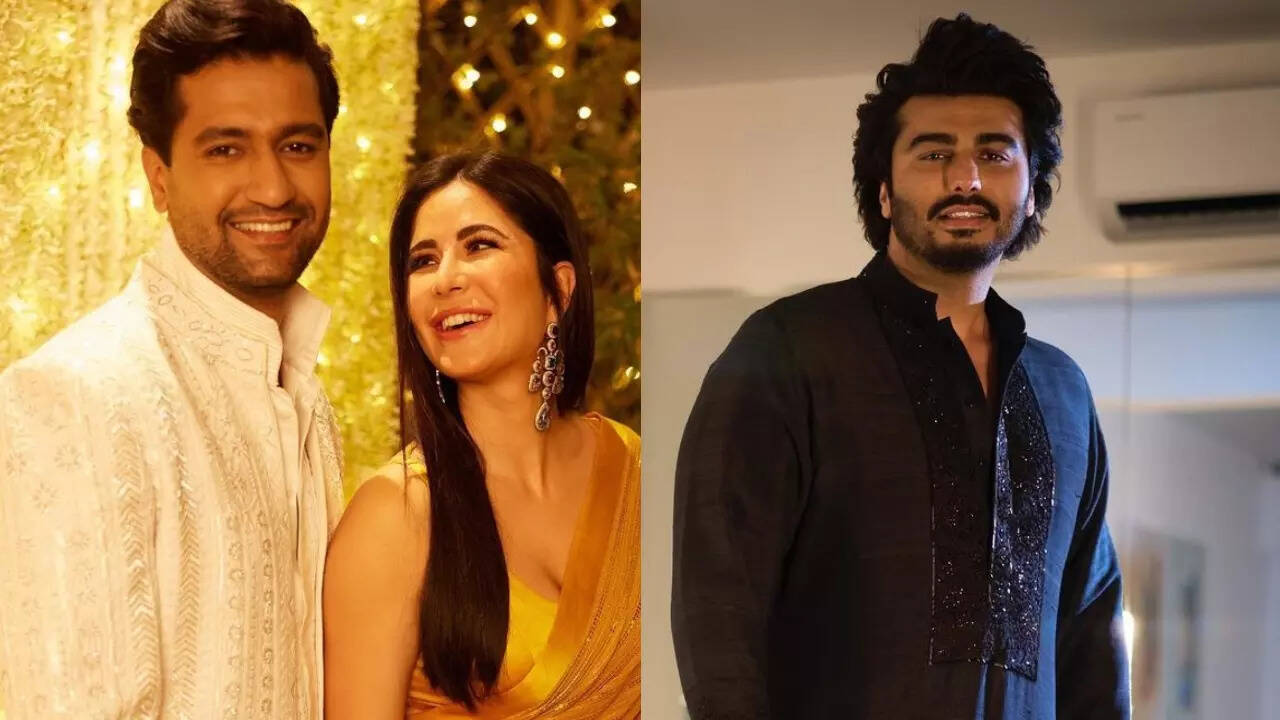 Arjun Kapoor 'finally' takes a picture with Vicky Kaushal-Katrina Kaif at Sonam's Diwali bash, but here's the catch