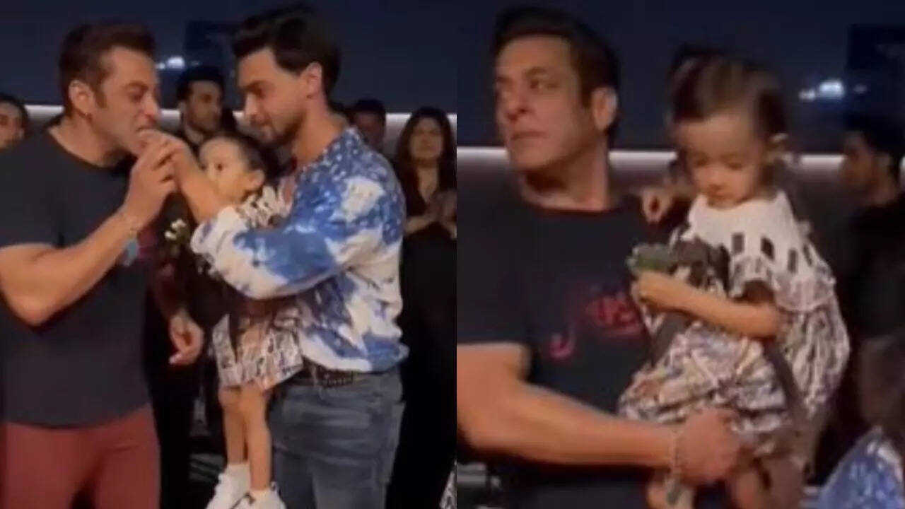 Salman Khan celebrates Aayush Sharma's birthday - see video