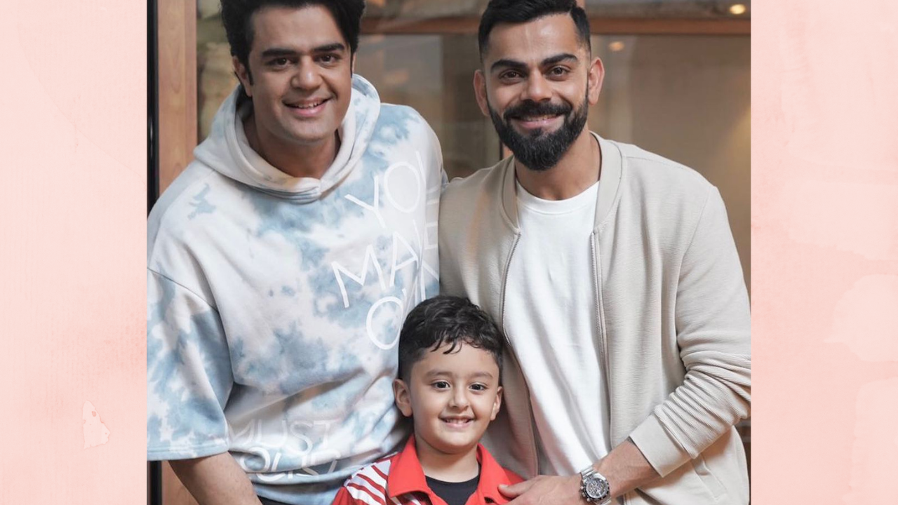 Maniesh Paul with Virat Kohli