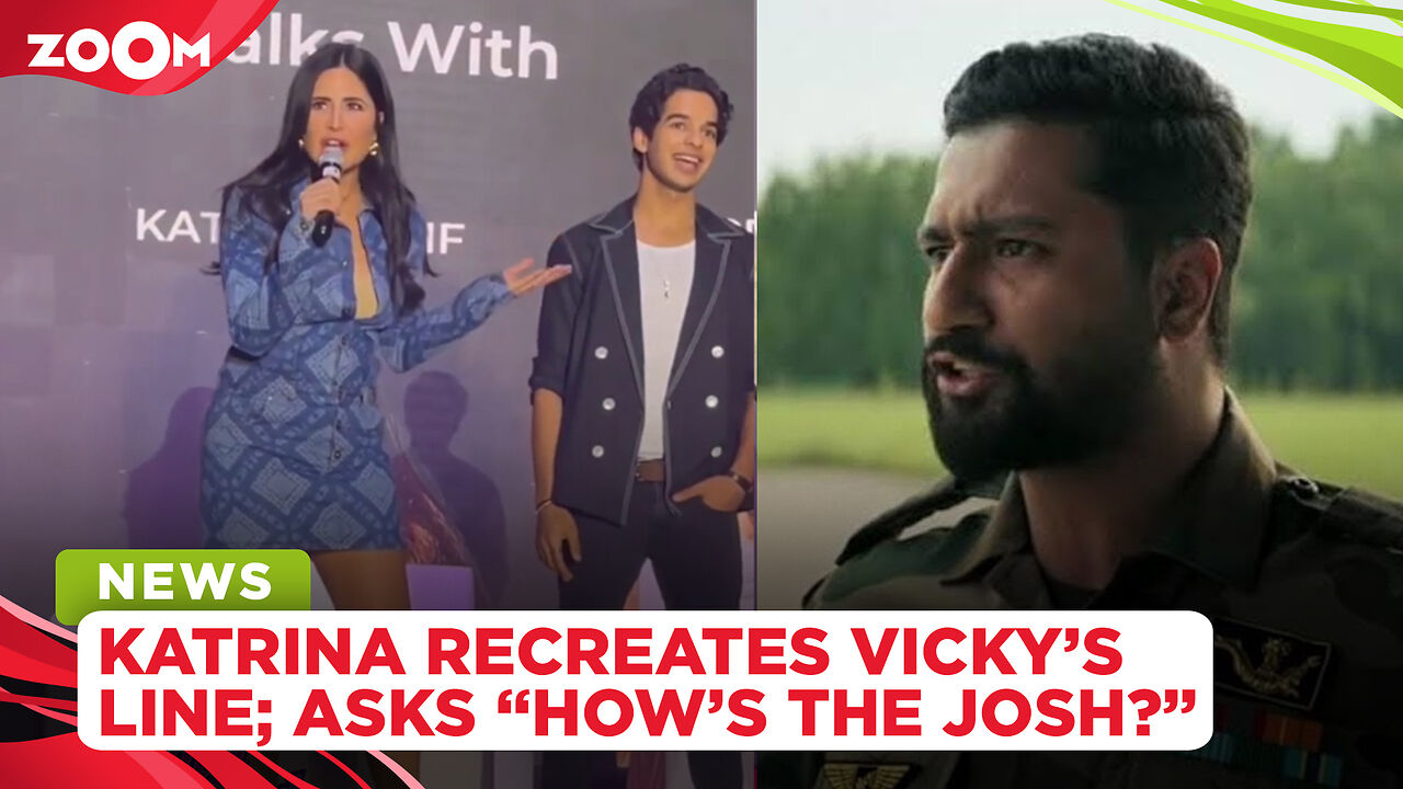 Katrina Kaif recreates husband Vicky Kaushal How's the Josh line ...