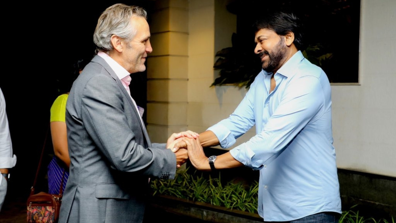 Chiranjeevi, British Deputy High Commissioner Garath Wynn Owen