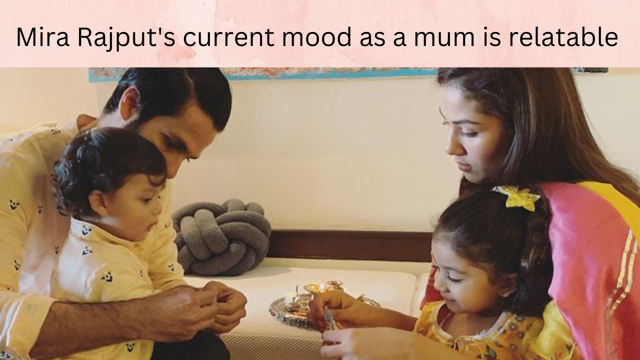 Mira Rajput's current mood as a mum is relatable