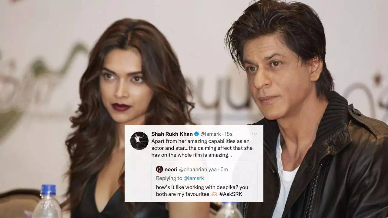 Shah Rukh Khan on working with Deepika Padukone