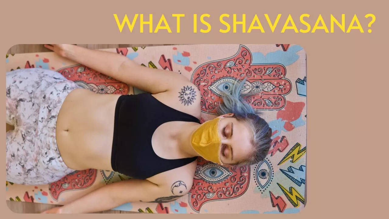 Shavasana yoga position benefits