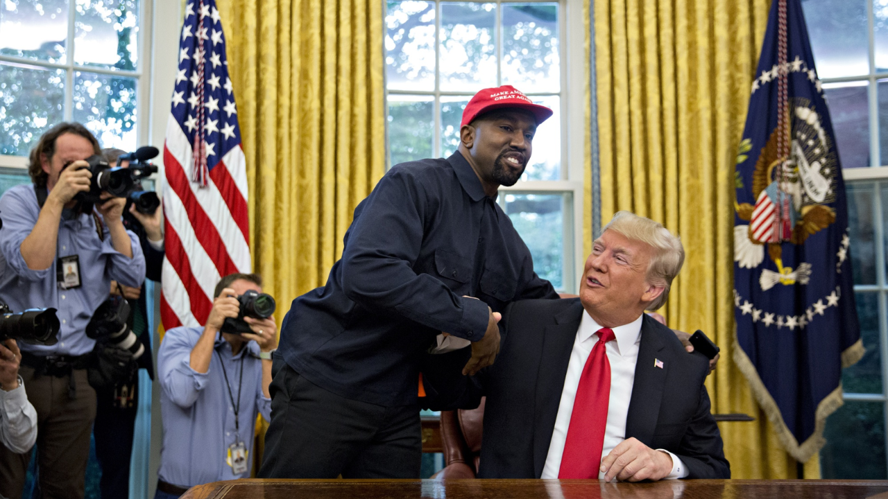 Kanye West and Donald Trump