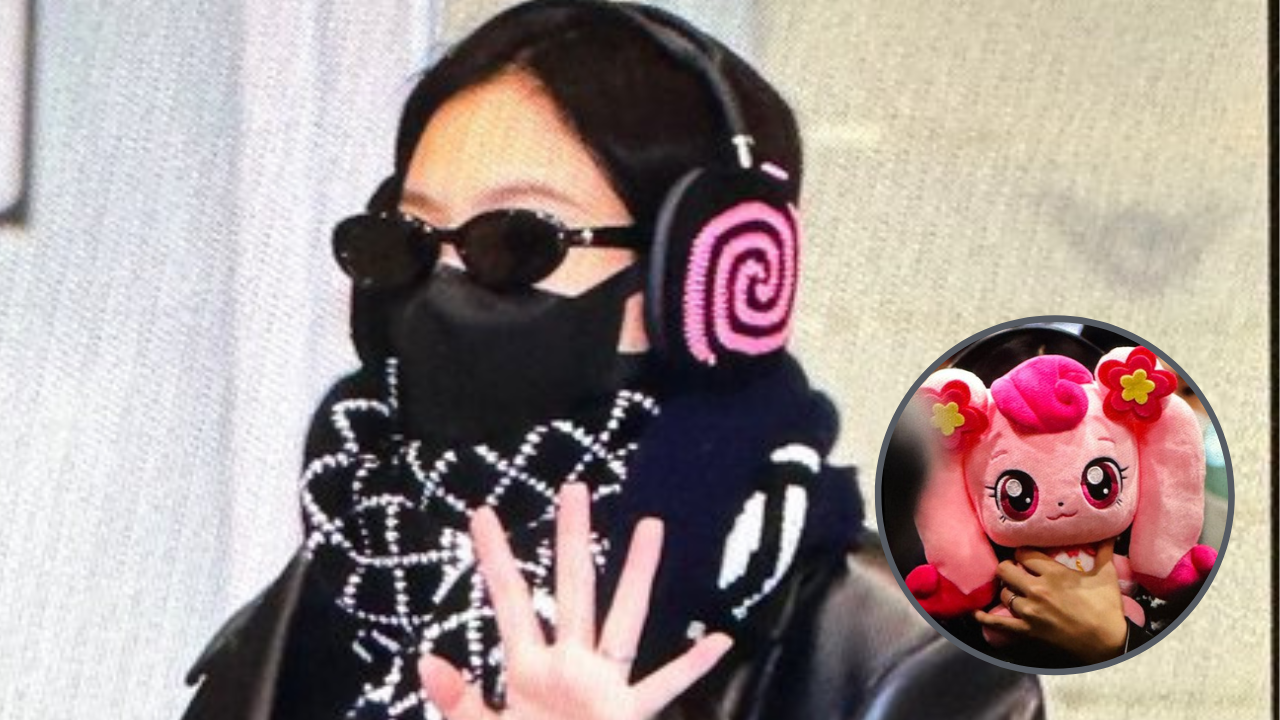 Blackpink's Jennie receives special gift at airport