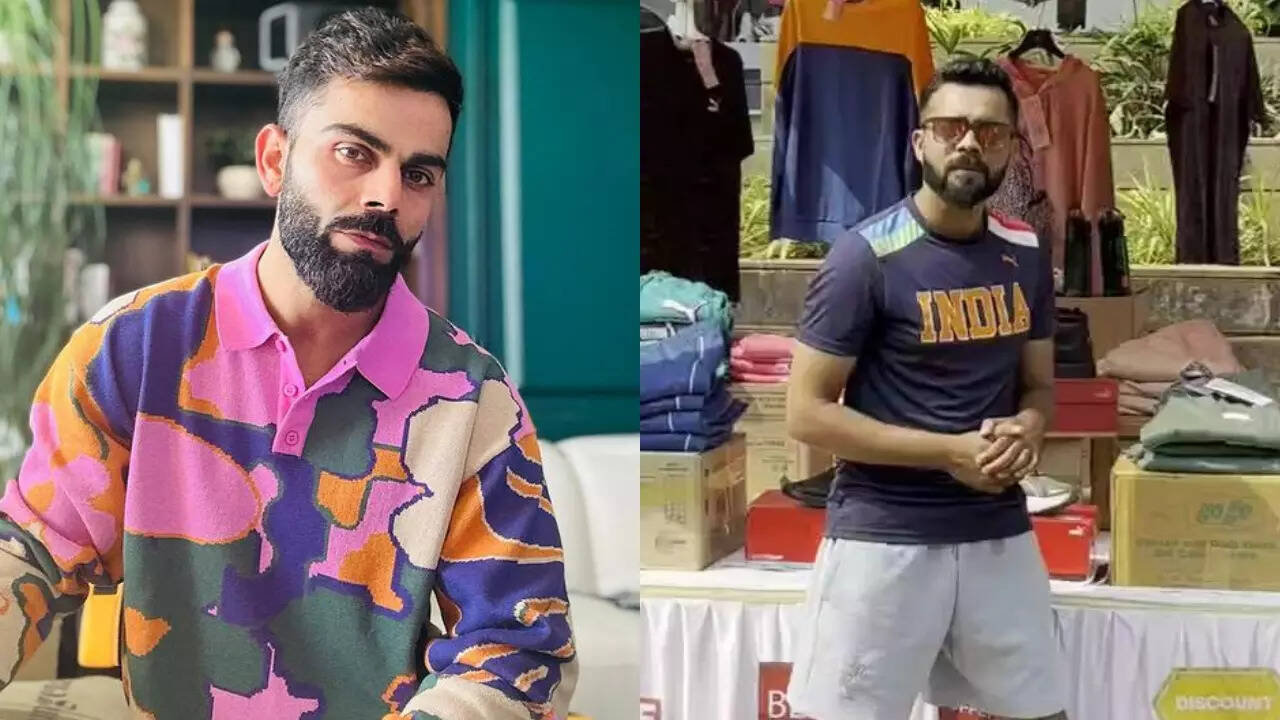 Virat Kohli reacts as his doppelganger sells t-shirts in Mumbai