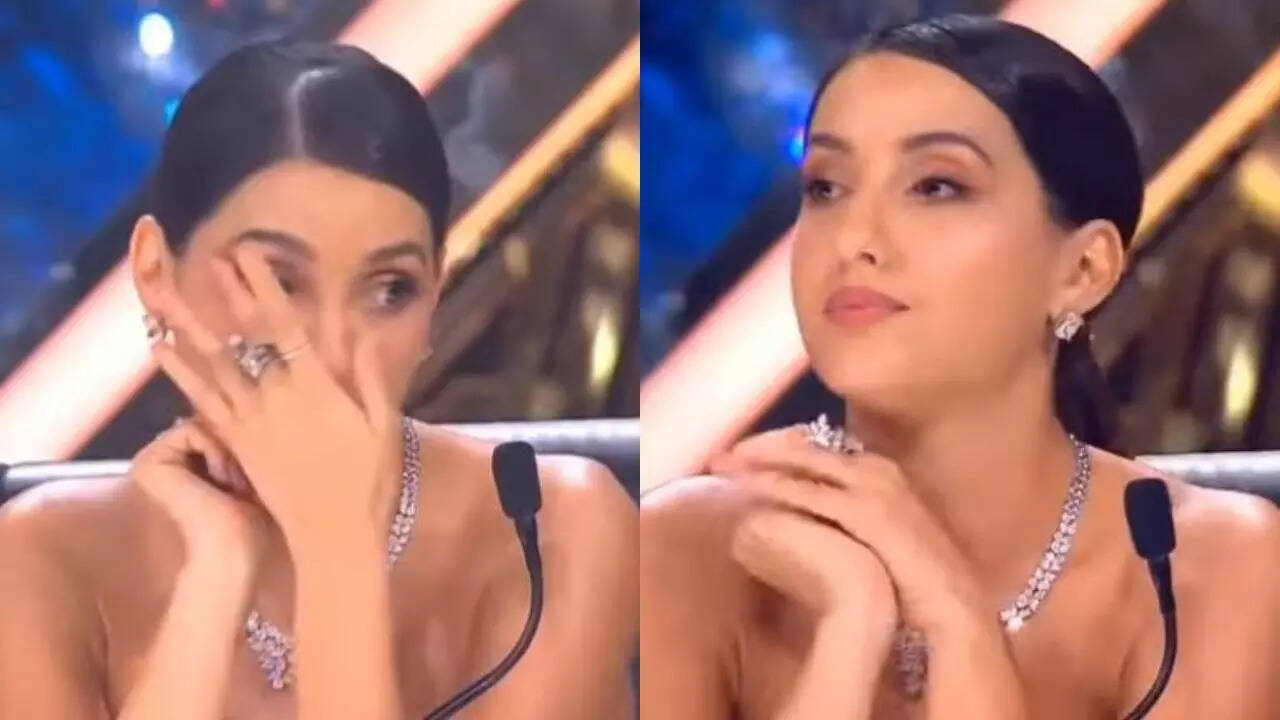 Nora Fatehi gets emotional, watch video