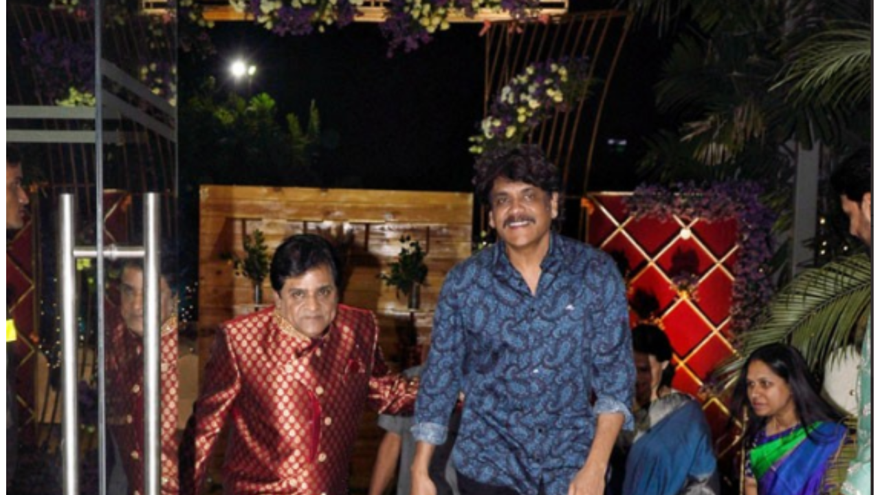 Chiranjeevi, Nagarjuna and other south celebs attend Comedian Ali’s daughter wedding in Hyderabad, See PICS