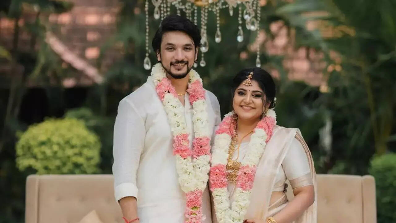 Gautham Karthik & Manjima Mohan get married in an intimate ceremony