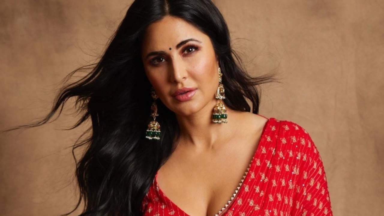 Rs 30,000! Katrina Kaif's red ethnic suit is breezy but too EXPENSIVE for a bridesmaid look 