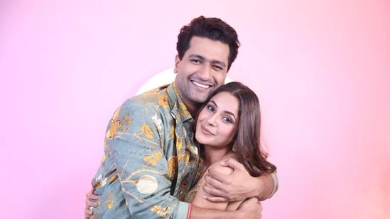 Vicky Kaushal and Shehnaaz Gill