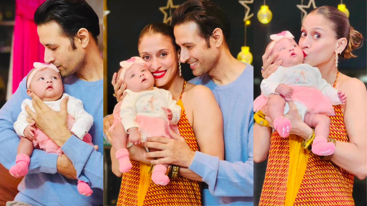 Apurva Agnihotri, Shilpa Saklani with their baby girl